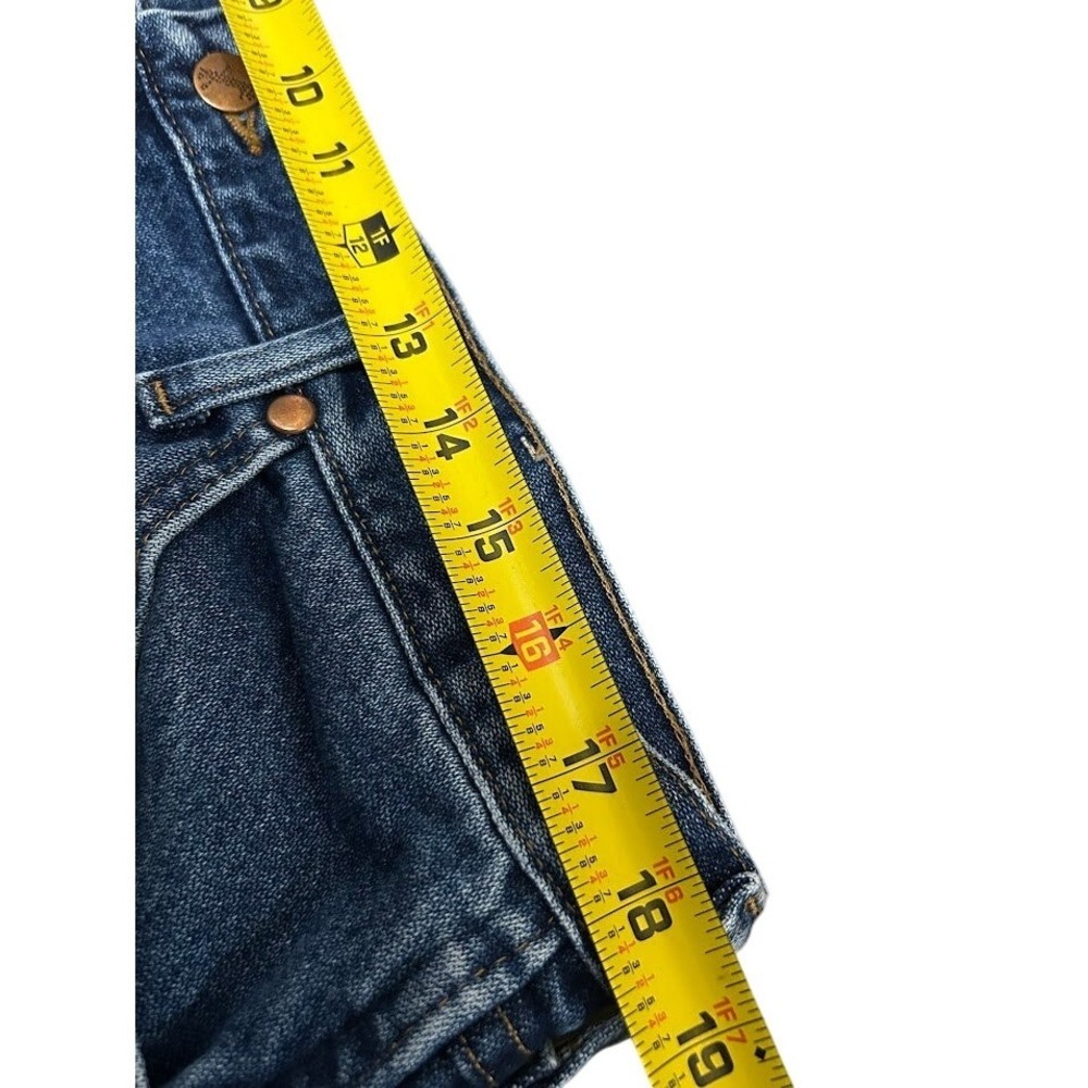 Wrangler 1013MWZGK Men's Blue Denim Jeans 38X30 Straight Leg Cotton‎ - Picture 5 of 5